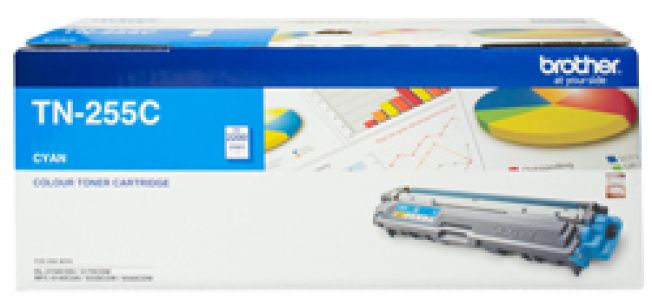 Brother TN255 High Yield CyanToner Cartridge