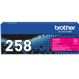 Brother TN258M Magenta Toner Cartridge Up to 1,000 pages.