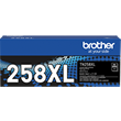 Brother TN258XLBK Black High Yield Toner Cartridge Up to 3,000 pages.