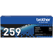 Brother TN259BK Black Super High Yield Toner Cartridge Up to 4,500 Pages.