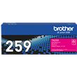Brother TN259M Magenta Super High Yield Toner Cartridge Up to 4,000 Pages.