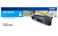 Brother TN341C Cyan Standard Yield Toner Cartridge - 1,500 pages.