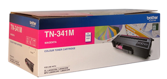 Brother TN-341M Magenta Standard Yield Toner Cartridge