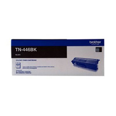 Brother TN446BK Black Super High Yield Toner Cartridge up to 6,500 Pages.