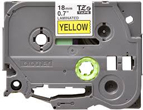 Brother TZe-641 Black on Yellow Labelling Tape – 18mm wide, 8M Long