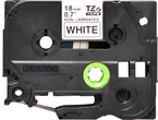 Brother TZe-N241 Non-Laminated Black on White Labelling Tape – 18mm wide, 8M Long