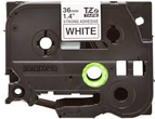 Brother TZe-S261 Black on White Strong Adhesive Labelling Tape – 36mm wide, 8M Long