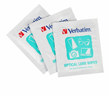 Verbatim Lens Cleaning Wipes, 25 Wipes Per Box