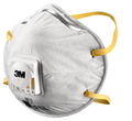 3M Cupped Particulate Respirator 8812, P1, Valved 10 Per Box