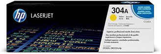 HP 304A Yellow Toner Cartridge -  2,800 Pages.