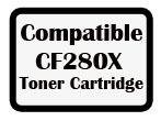 Compatible 80X Black High Yield LaserJet Toner Cartridge - 6,900 Pages