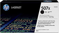 HP 507X (CE400X) Black High Yield Laser Toner Cartridge - 11,000 Pages