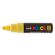 Uni Posca Marker 8.0mm Broad Chisel Tip Yellow PC-8K